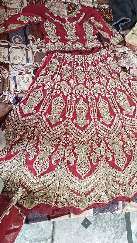 Bridal lehnga / Wedding wear / Barat dress / Bridal lehnga for sale 3