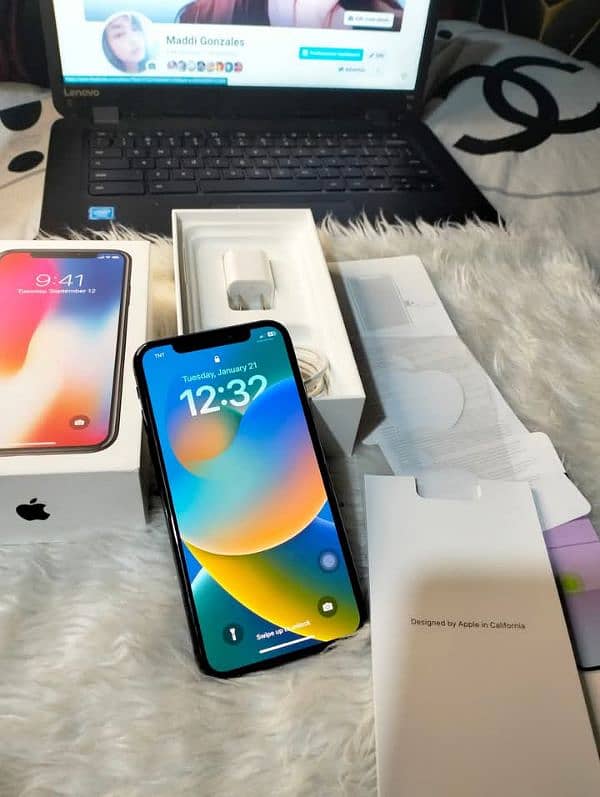 IPhone x 128 GB only WhatsApp number0325/15/12/151 1