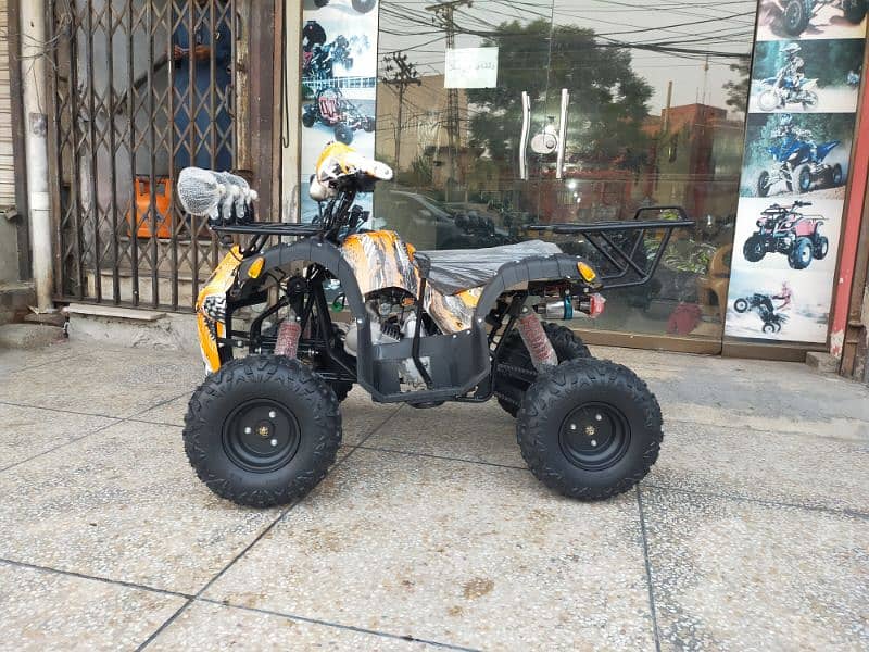 125cc Brand New Hunter Jeep Atv Quad 4 Wheel Bikes Delivery In All Pak 4