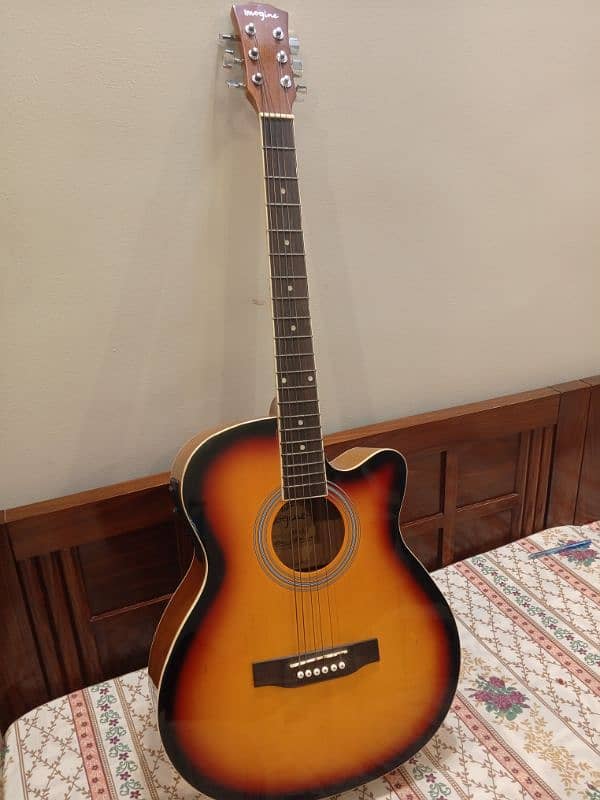 SEMI ACOUSTIC GUITAR + AMPLIFIER 3