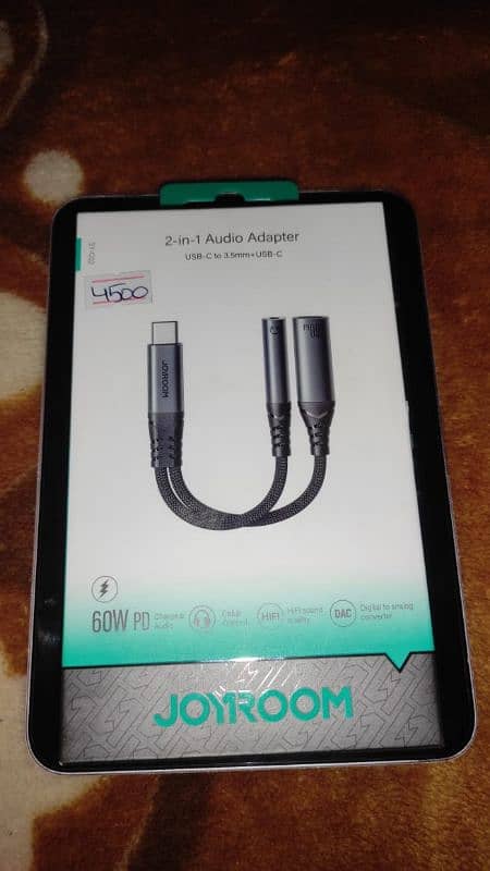 JOYROOM Splitter Type-C for Ipad Pro Mini 5,6,7 etc C-Type Device 0