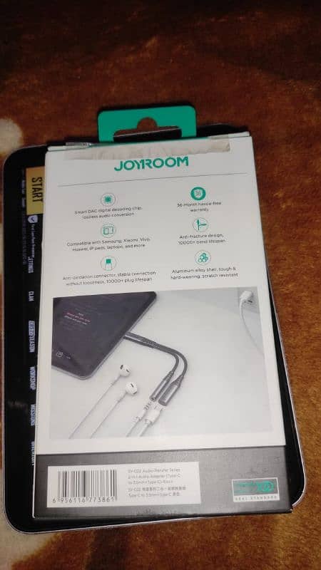 JOYROOM Splitter Type-C for Ipad Pro Mini 5,6,7 etc C-Type Device 1