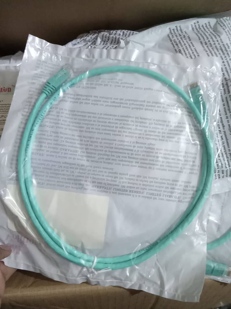 3M Volition Cat6 UTP Patch Cord 1 Meter green 0