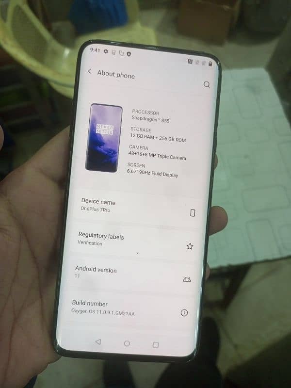 One plus 7 Pro New conditon Dual sim 12GB 256GB Seald 100% pta aproved 3