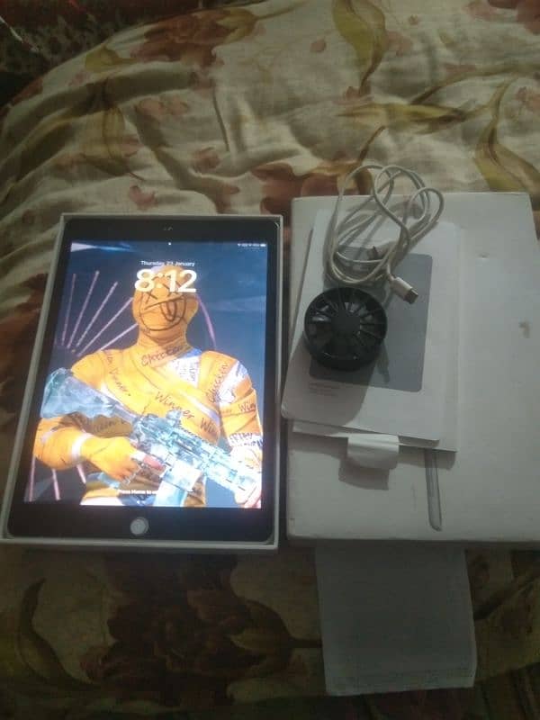 ipad pro (8th generation) 32GB and cooling fan with Box 2