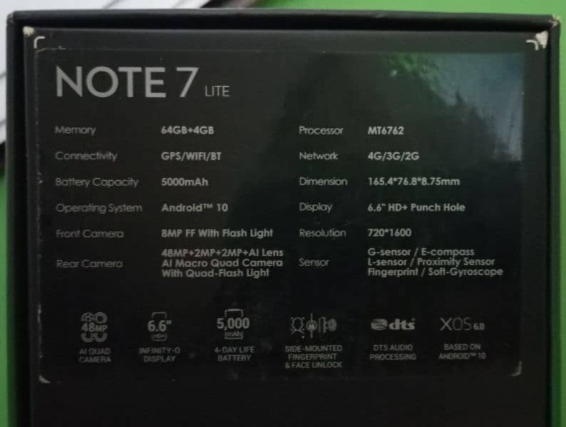 Infinix Note 7 Lite with Box 1