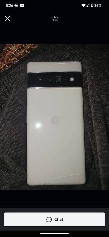 GOOGLE PIXEL 6PRO 12/128 WHITE 10/9 WATER PACK 1