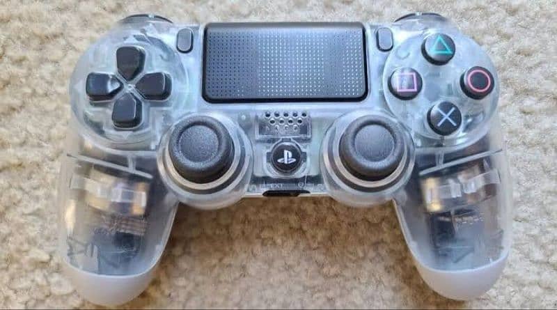 Playstation 4 controller|original ps4 controller blue and transparent 2