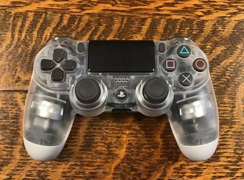 Playstation 4 controller|original ps4 controller blue and transparent 3