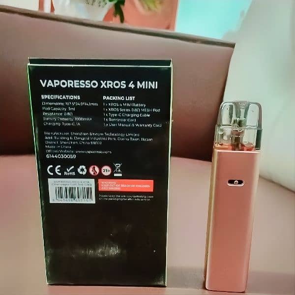 VAPORESSO POD (Xros 4 Mini) 1