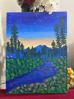 Acrylic Paintings | Natural Sceneries| Landscapes | Canvas