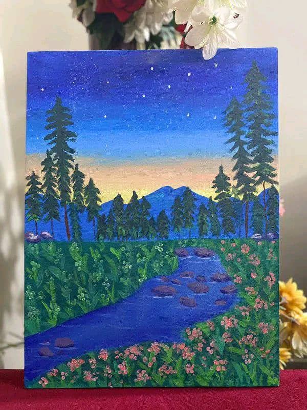 Acrylic Paintings | Natural Sceneries| Landscapes | Canvas 0