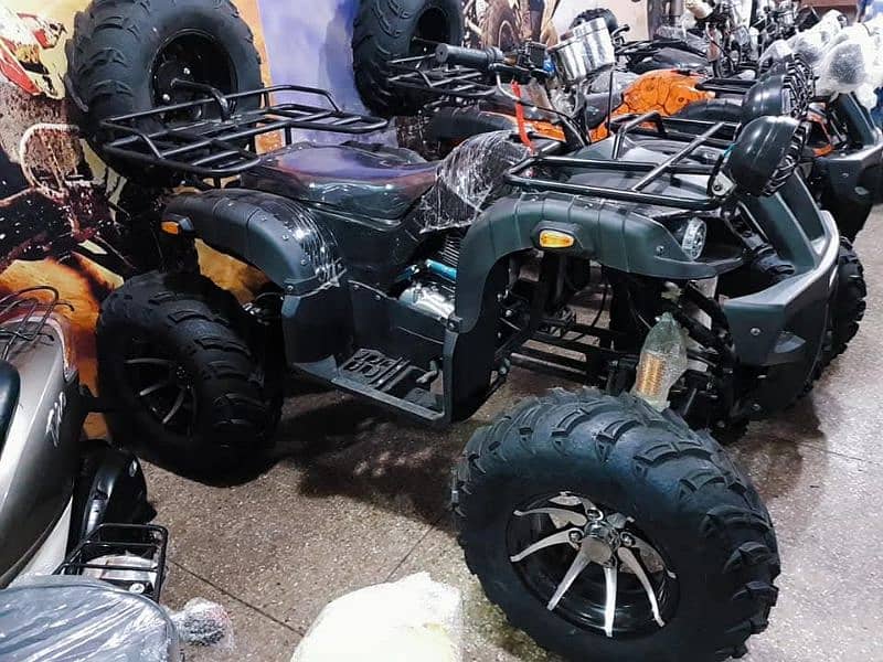 Full heavy size 250cc New atv 4wheels delivery all Pakistan 1