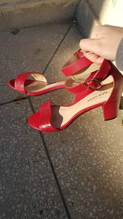 NEW LOOK block heels (red)