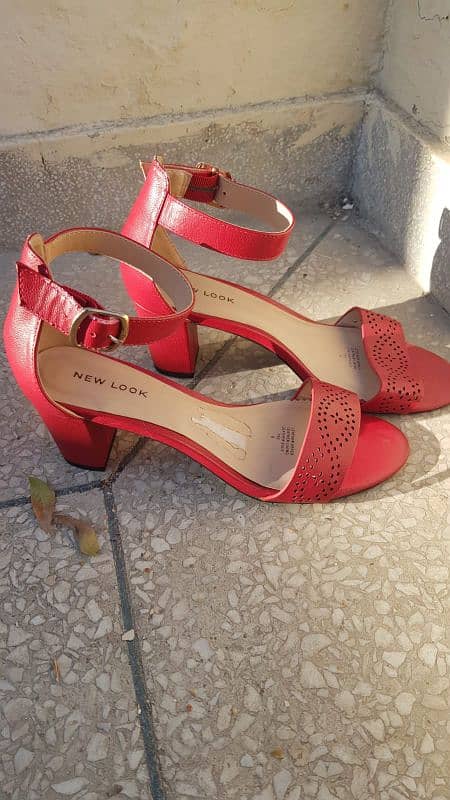 NEW LOOK block heels (red) 3