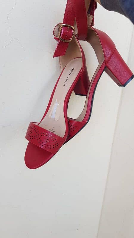 NEW LOOK block heels (red) 6