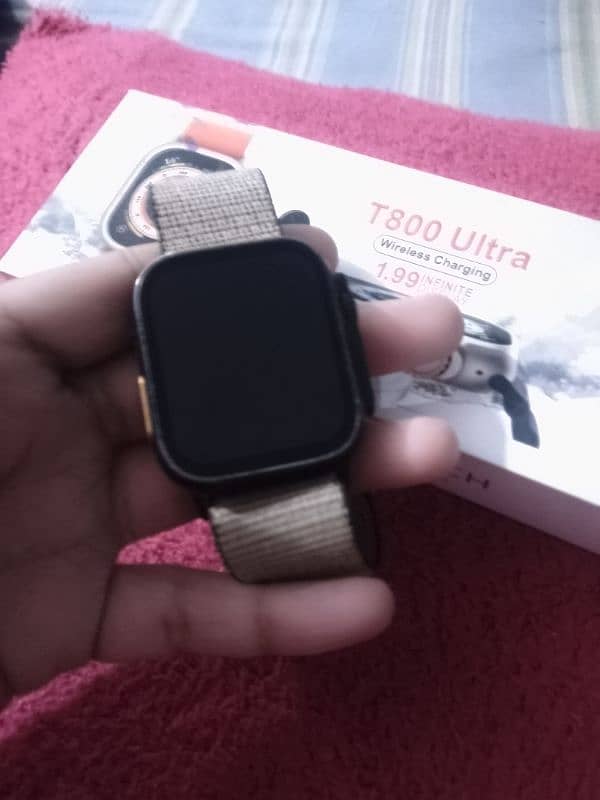 smart watch T800 ultra wireless charging 4