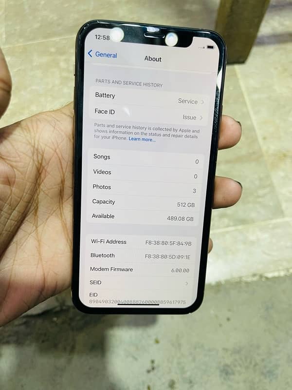 iPhone xs Non PTA 512GB 4