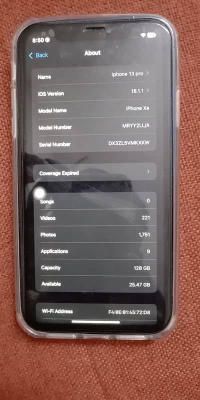 iPhone xr convert 13 pro 128gb. 6