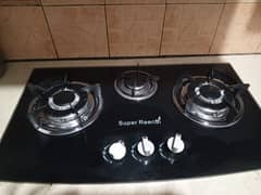 Stove with Glass Top