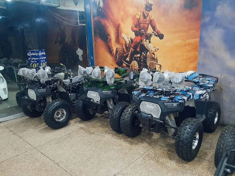 150cc 200cc 250cc Atv quad 4 wheels delivery all Pakistan 4