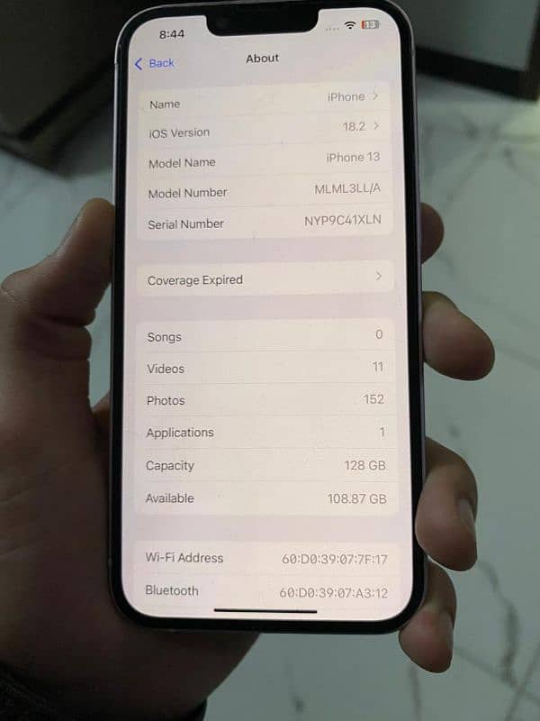 Iphone 13,128gb , software unlock jv 5