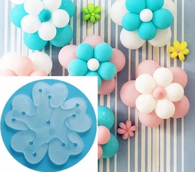 Flower shape Balloon clips 0