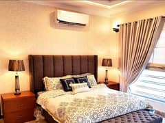 Par Day short time One BeD Room apartment Available for rent in Bahria town phase 4 and 6 empire Heights 2 Family apartment