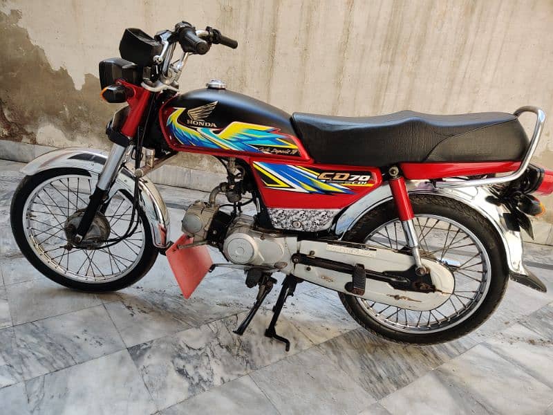 Honda CD70 registration 2021 new condition 2