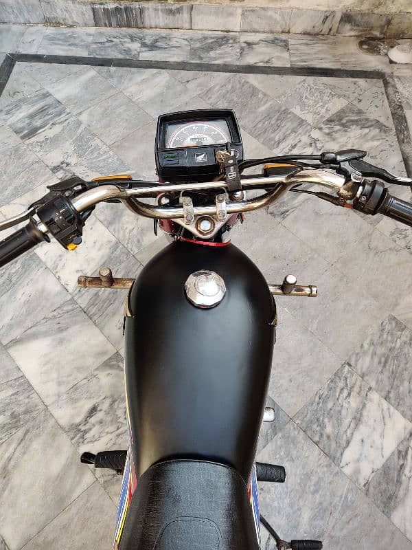 Honda CD70 registration 2021 new condition 4