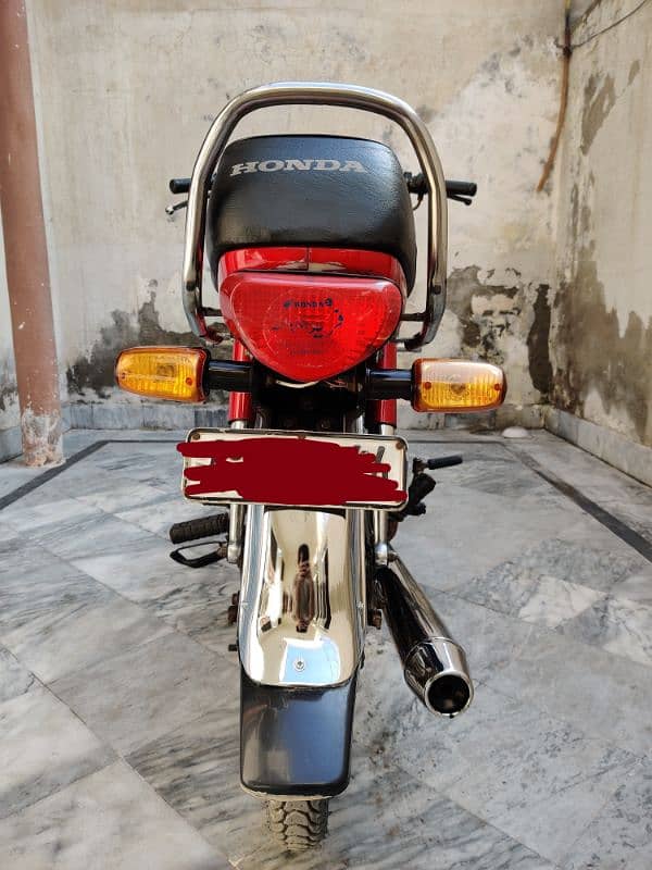 Honda CD70 registration 2021 new condition 5