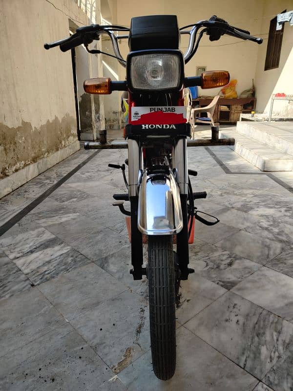 Honda CD70 registration 2021 new condition 6