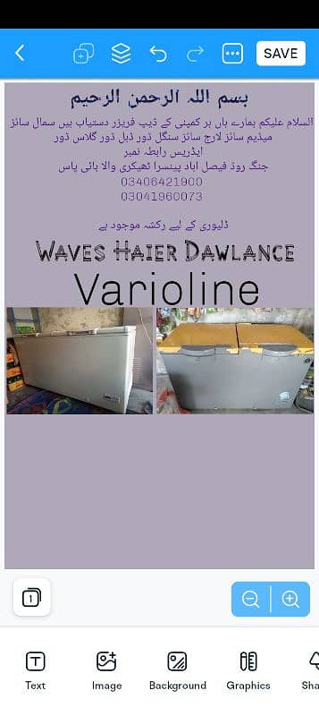 Deep Freezer Haier Waves Dawlance 0