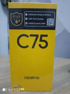 Realme C75 New full box. Box opan ni Hy. 10/10 bilkul Dabba pack.