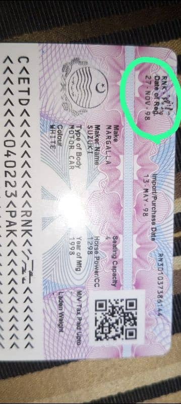 Margalla 98 plus Mint condition. AC. CNG. PETROLo3oo3l85872. 12
