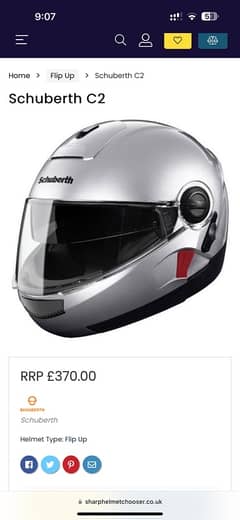 Helmet For Sale Schuberth C2