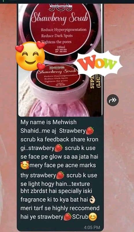 Strawberry  scrub 1