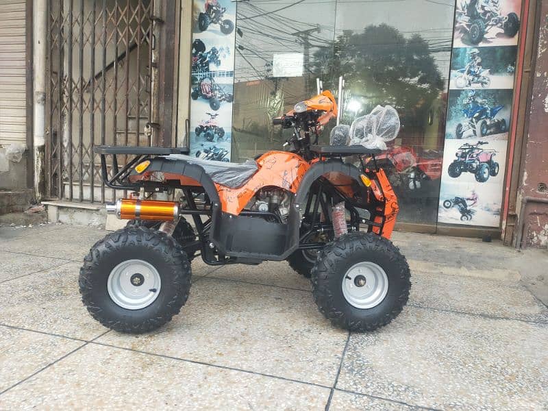 4 × 4 Hydraulic Disk Breaks 125cc Jeep Atv Quad Bike Delivery In All 1