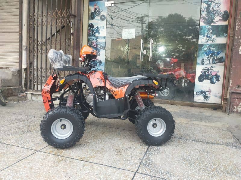 4 × 4 Hydraulic Disk Breaks 125cc Jeep Atv Quad Bike Delivery In All 3