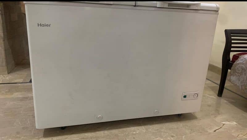 Haier deep freezer One Time used only And new condition 5