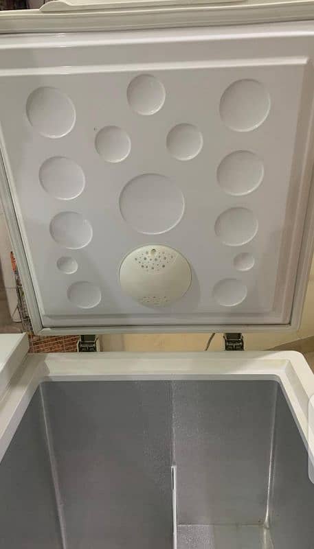 Haier deep freezer One Time used only And new condition 9