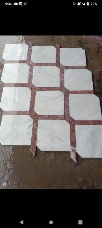 Tile marble installation and chips 4