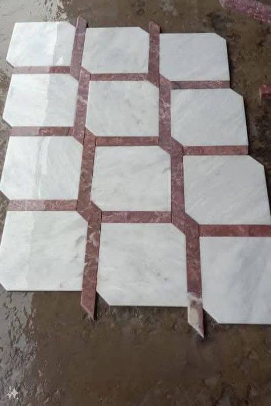 Tile marble installation and chips 6