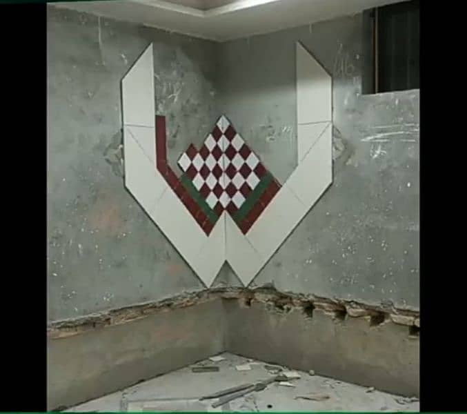 Tile marble installation and chips 9