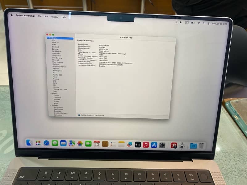 Macbook PRO M2 16 gb 512 gb very Good Condition 1