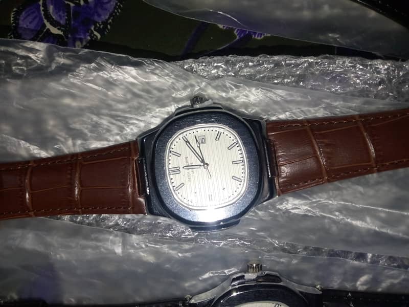 Patek Phillip leather strap watch whole sale rates 1