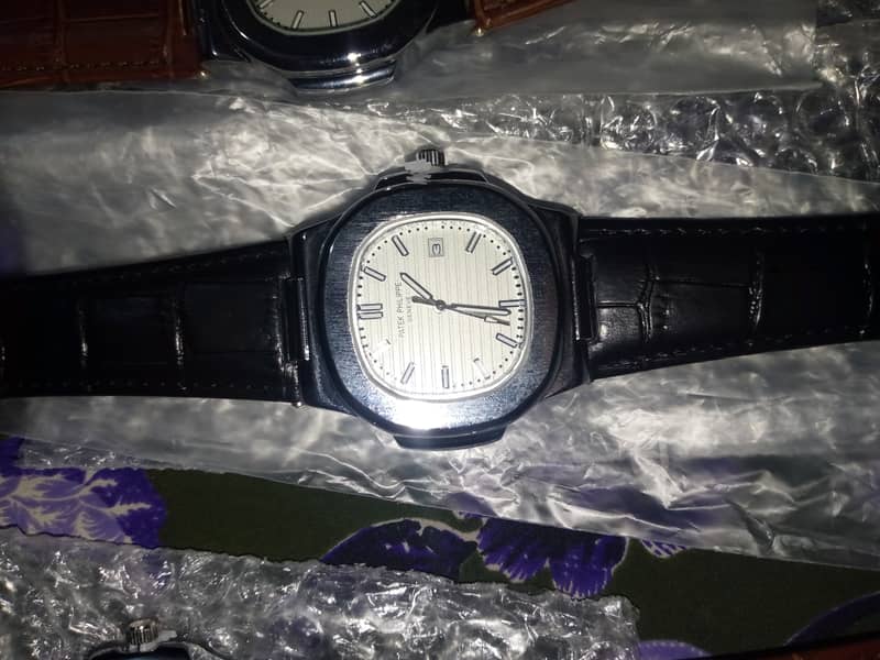 Patek Phillip leather strap watch whole sale rates 2