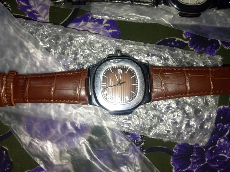 Patek Phillip leather strap watch whole sale rates 3