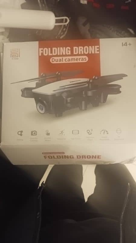 Folding dual camera drone 0