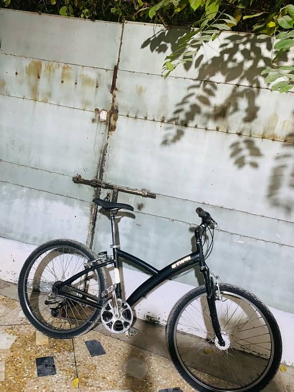 btwin cycel made in japan bynamo mat black 18